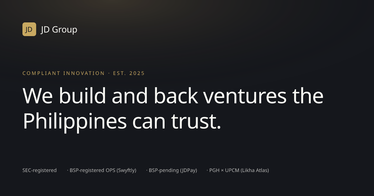 JD Group Inc. — Compliant Innovation Across Six Verticals
